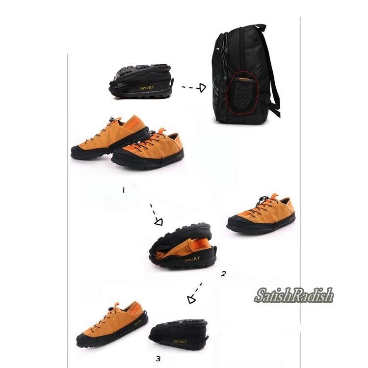 登山シューズ ワークシューズ 作業靴 メンズ アウトドア 携帯便利 カジュアルシューズ ポケットに入れる 靴 折りたたみ式 スポーツシューズ 1407 Satishradish 通販 Yahoo ショッピング