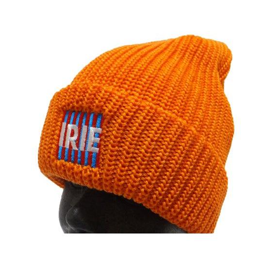 IRIE TAG LOGO KNIT CAP - IRIE by irielifeニット帽/ORANGE｜sativa420