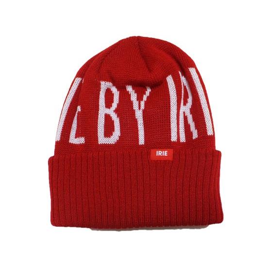 IRIE JACQUARD KNIT CAP -IRIE by irielife- / RED レッド｜sativa420