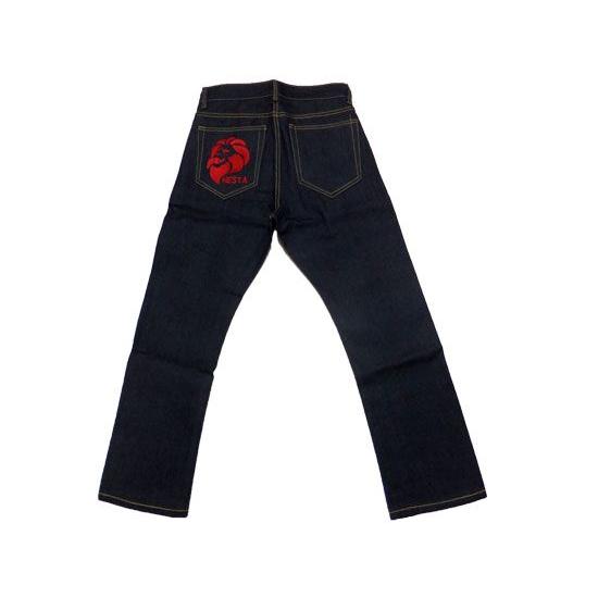 NESTA BRAND（ネスタブランド） NESTA BRANDライオン刺繍デニム 