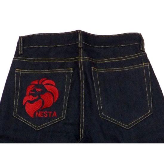 NESTA BRAND（ネスタブランド） NESTA BRANDライオン刺繍デニム 