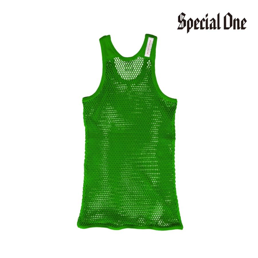 スペシャルワンアミシャツMARINA/MESH VESTグリーン SPECIAL1（スペシャルワン）網シャツ ORIGINAL MESH VEST