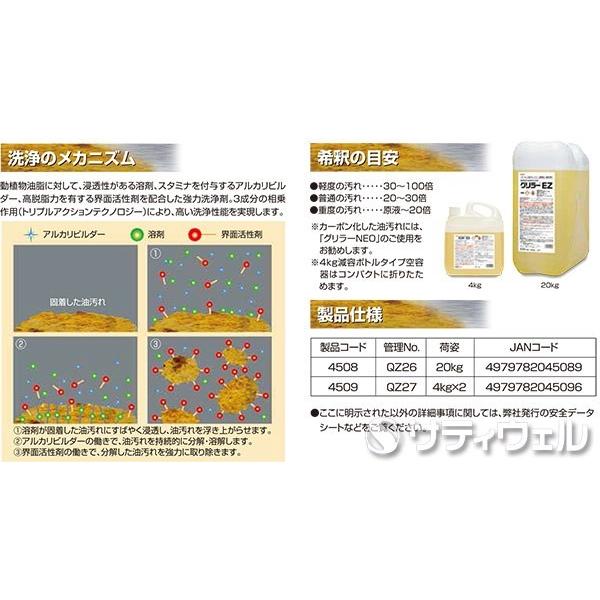 横浜油脂工業 グリラーEZ 20kg(送料無料)の画像