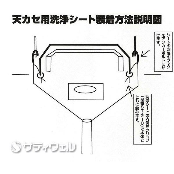 横浜油脂工業 エアコン洗浄シート 天井カセット用 SA-P03D 160×80cm