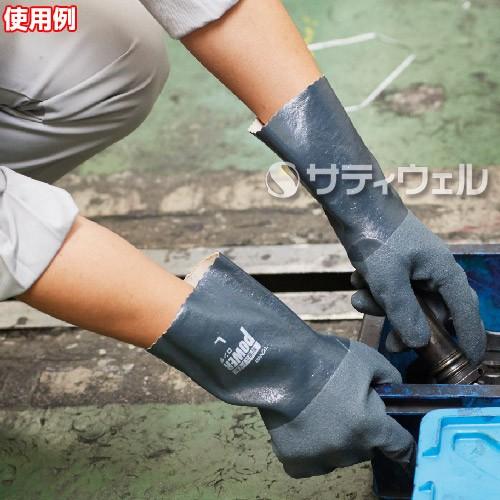 TOWA(東和コーポレーション) 耐油ニトリルパワーロング グレー No.502  