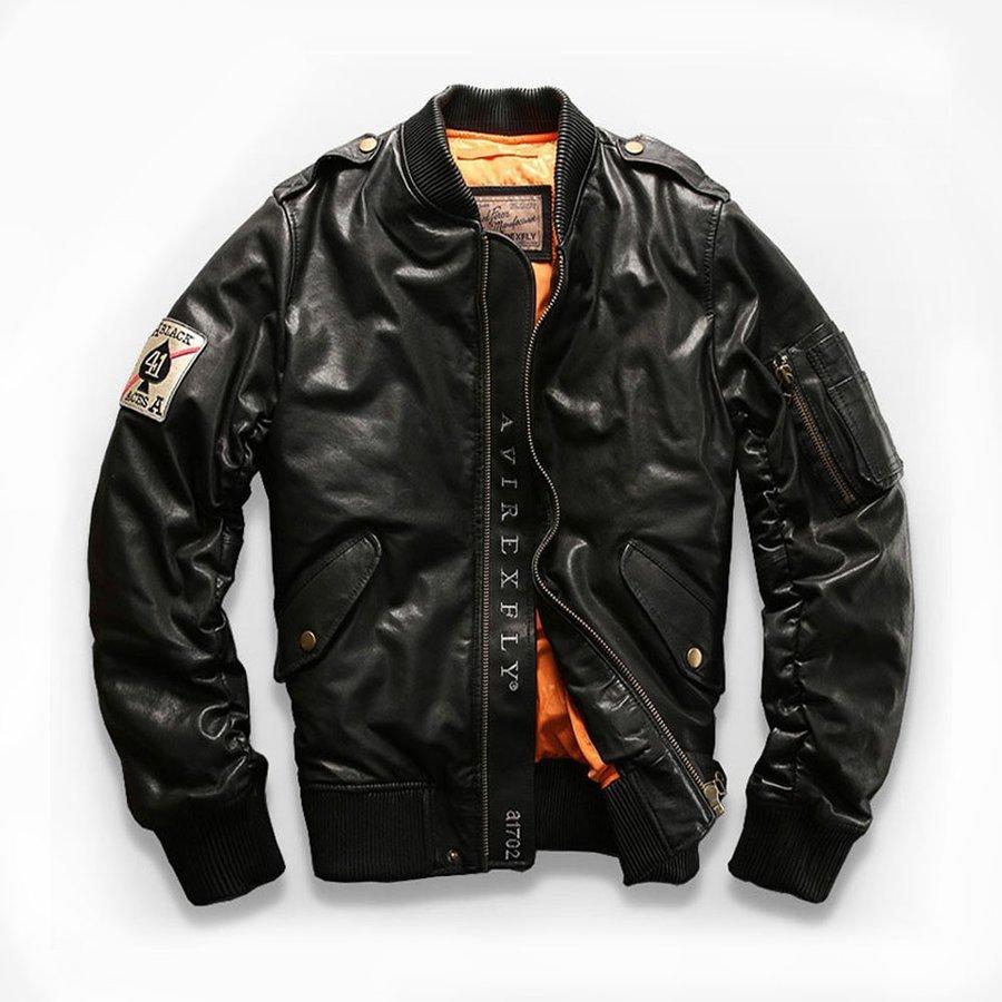 アウトレット直販 本革ジャケット ダウンジャケット バイク用 レザージャケット メンズ 革ジャン 羊革 バイクジャケット バイクウェア Ma 1 シンプル 柔らかい 高級品 最終値下 Ledger Com Overseasmexico Com Mx