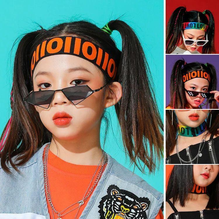 キッズ ダンス ヘアバンド ヒップホップ 髪飾り キッズ ダンス衣装 小物 リストバンド キッズダンス衣装 グラデーション ファッション ダンス髪型 オレンジ 青 Jx0421b0140 佐藤大輝 通販 Yahoo ショッピング