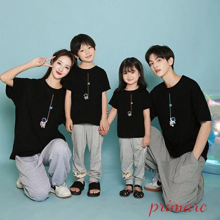 濃いピンク系統 【親子ペアルック】家族Tシャツ☆半袖☆新品未使用 通販 親子ペアルック