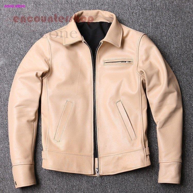 超人気新品 牛革 ライダース バイク 本革 メンズ レザージャケット 革ジャン すっきりしたデザインでスマートな シングル シングル レザーコート ミリタリー ジャケット ブランド 細身 スリムタイプ ショート ジャケット Smssvg Org