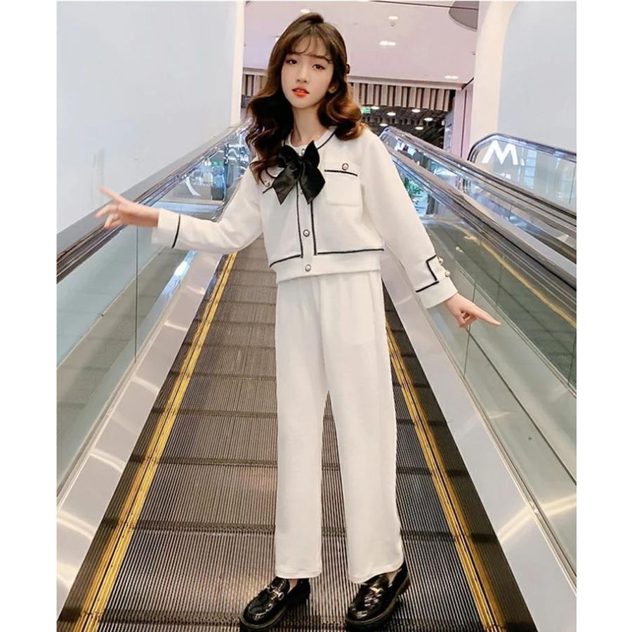 卒業式 卒服 パンツスーツ 女の子 子供服 フォーマル 女の子 卒園式 子供服 韓国 スーツ女の子 パンツ 160 150 発表会 結婚式 七五三 お洒落 可愛い ホワイト Sw0424b864 佐藤大輝 通販 Yahoo ショッピング