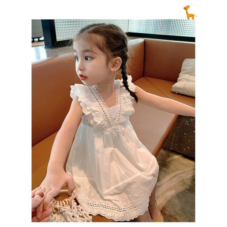 安い購入 ベビー服 シューズ ワンピース 女の子 フレアワンピース キッズ 無地 ノースリーブ ワンピース 女の子 フレアワンピース キッズ 無地 ノースリーブ 夏服 白ワンピース 袖フリル 子供服 ワンピ 子ども かわいい カジュアル ゆったり シンプル 普段 Www