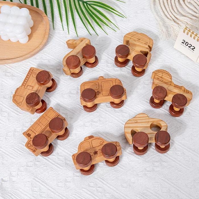 車のおもちゃ 木のおもちゃ 赤ちゃん 木製 ミニカー 出産祝い ベビー 誕生日プレゼント 誕生日 男の子 女の子 女 1歳 2歳 ベビー 子供 二歳 一歳 乗り物 くるま Bjcil7tps2 おもちゃ Editorialdismes Com