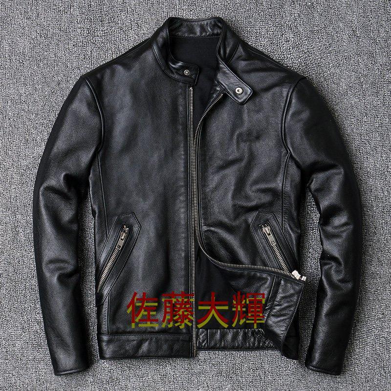 革ジャン レザージャケット メンズ 本革 バイク ライダース 牛革 羊革 
