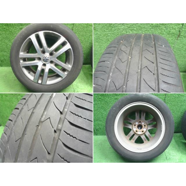 VWゴルフ 1KCAX 純正ホイール ノーマルタイヤ4本 16インチ 205/55R16 16×6.5J PCD112 +50 自社品番 230524｜sato-shokai｜03