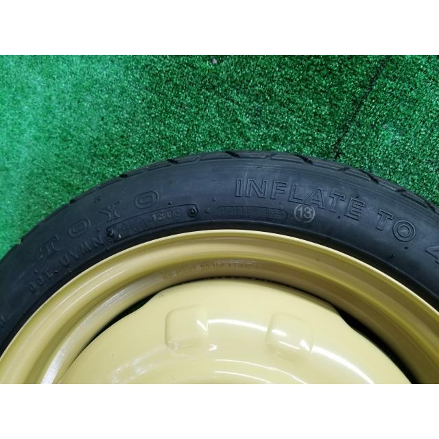 トヨタ純正スペアタイヤ　未使用品　15インチ　TOYO　T125/70D15　15×4T　P100　4H　ヴィッツ（240048）｜sato-shokai｜03