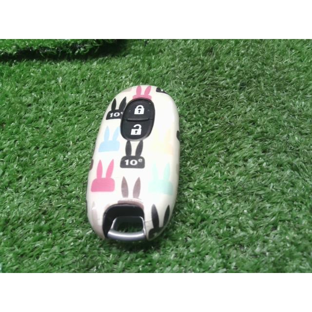 ラパン DBA-HE22S キーレス スマートキー カバー付き ウサギ