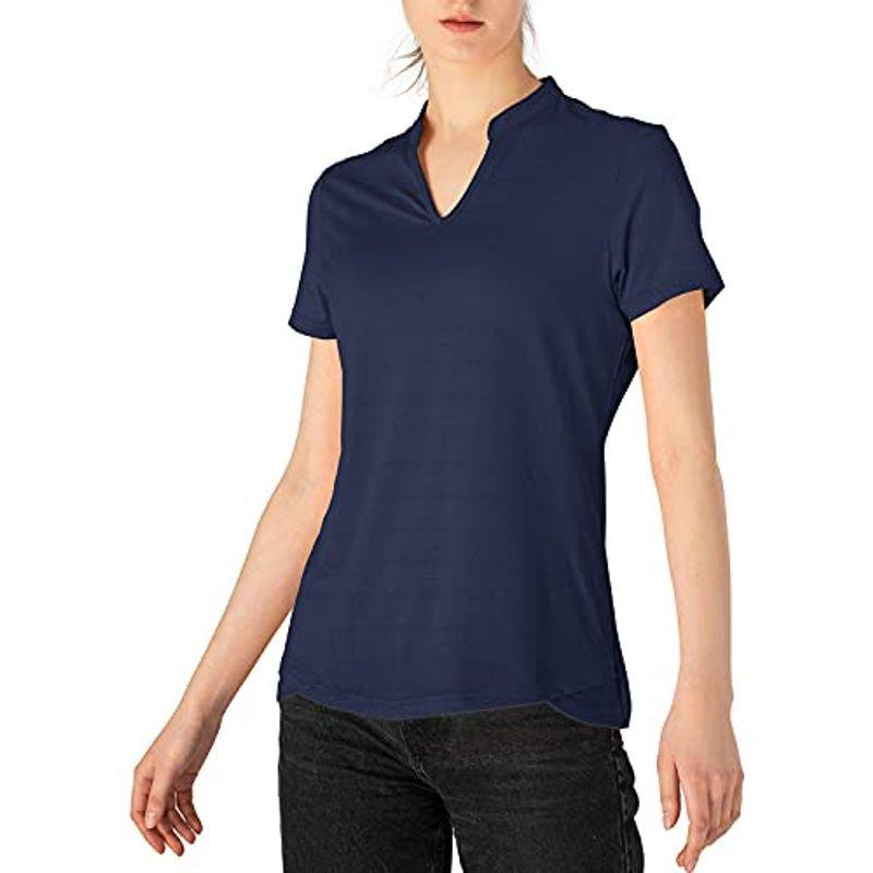 トレーニングシャツ レディース 半袖 Vネックtシャツ トップス インナーシャツ フィットネスウェア ヨガウェア 軽量 無地 大きいサイズ 驚きの値段
