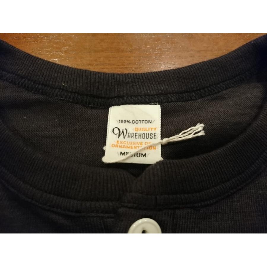WAREHOUSE（ウエアハウス） ヘンリーネックロングスリーブTシャツ