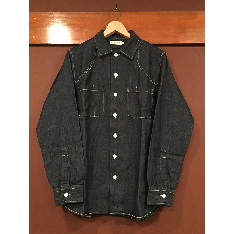 WAREHOUSE（ウエアハウス） インディゴリネンシャツ 62001 [62001