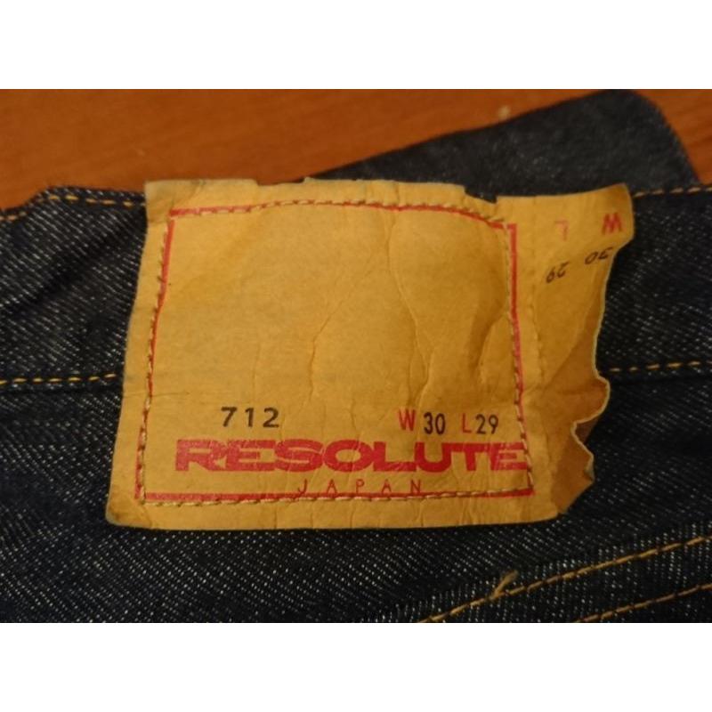RESOLUTE リゾルト ジーンズ 712−9 [712-9] (W28〜W34) : 佐藤