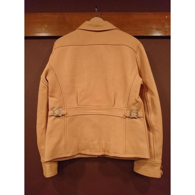 gleem レザージャケットゴートスキンブラウン38