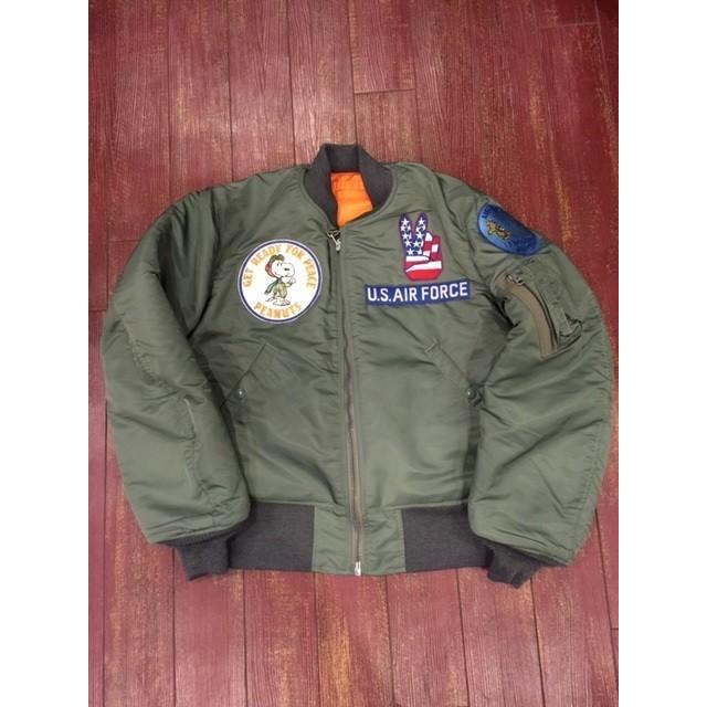 バズリクソンズ ｍａ １ 上品 D Type スヌーピーパッチカスタム Br