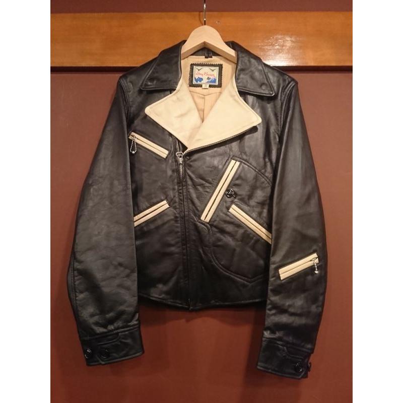 Dry Bones（ドライボーンズ） レザーアヴィエイタージャケット DL