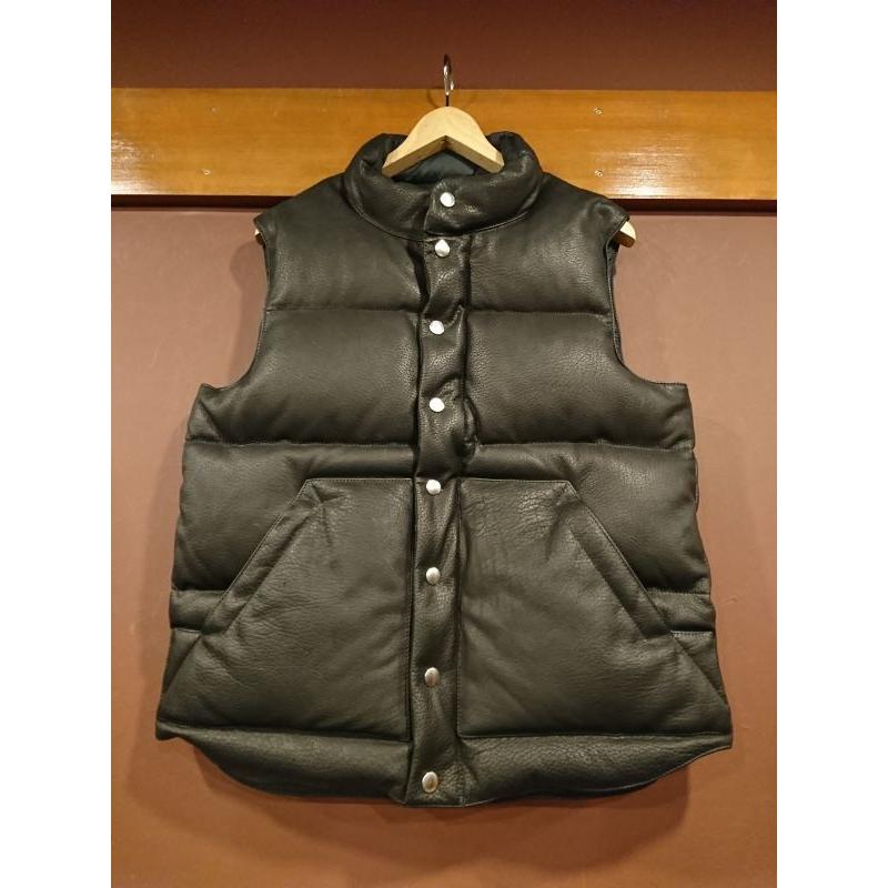 期間限定値下げファインクリークレザーズレザーダウンベスト