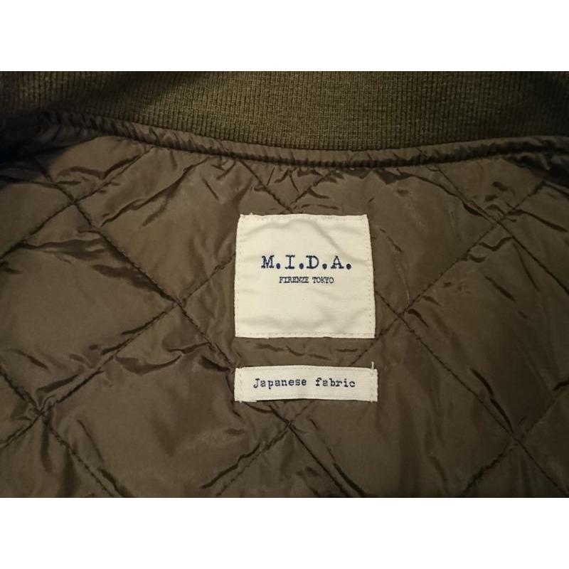 M.I.D.A. M.I.D.A ミダ ダウンパディング・ハリントン・ジャケット