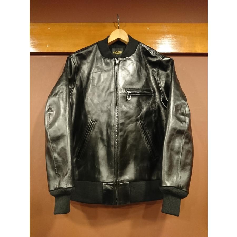 ファインクリーク ライアンホースハイド スタジャンタイプレザー