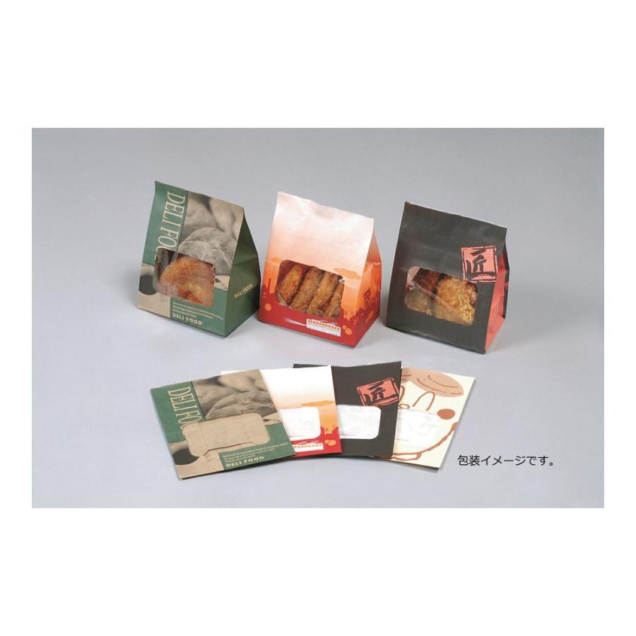 福助工業 （ケース販売）ルックバッグ NO.4S おいしい！ 2000枚