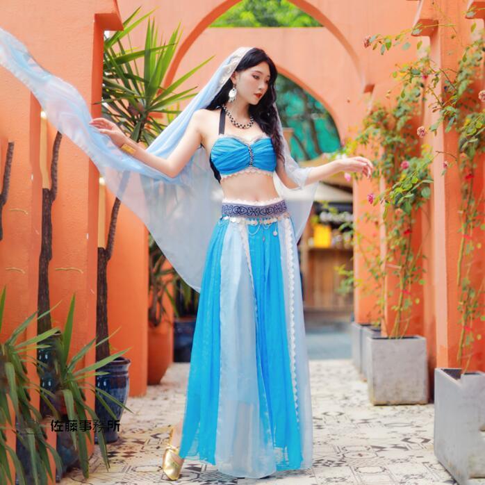 ベリーダンス 衣装 敦煌 飛天 古典ダンス衣装 ハニー 少数民族