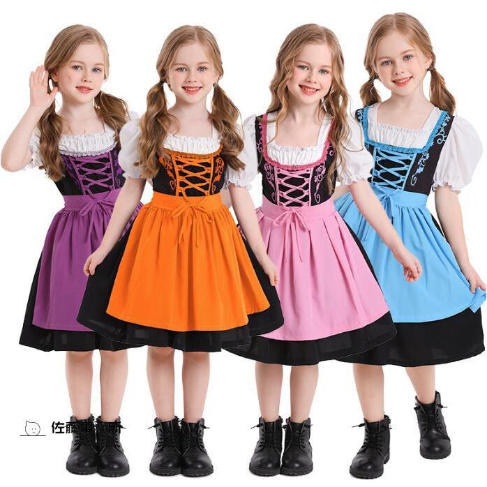 ハロウィン コスプレ 衣装 子供 メイド服 女の子 ビール祭り