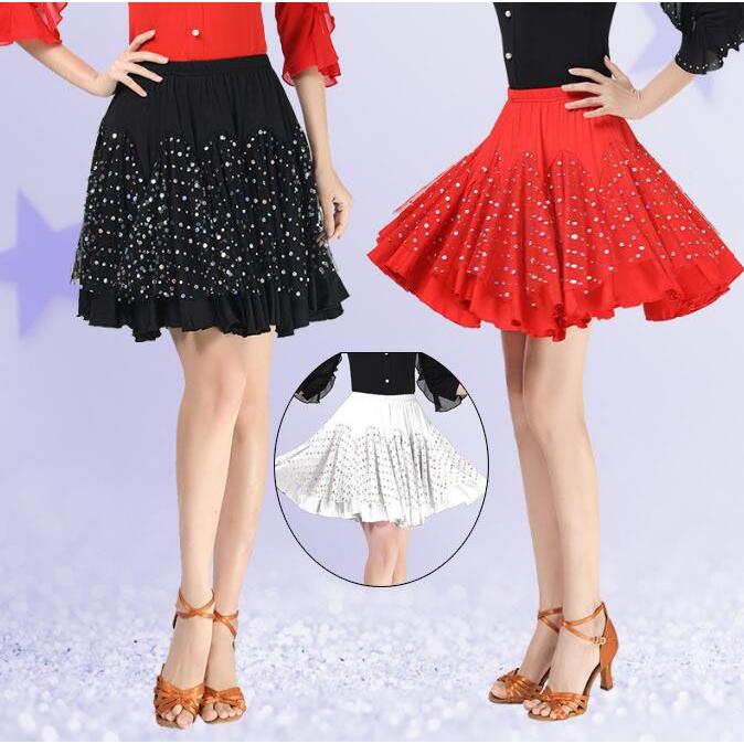 スカート 社交ダンス ショート ミニ ラテンダンス ルンバ チャチャチャ