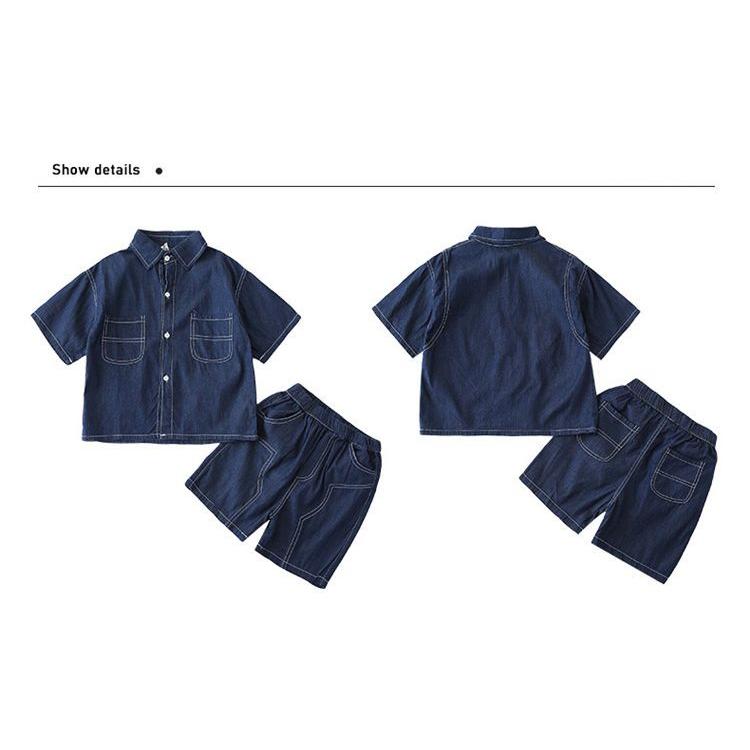 親子 デニム ペアルック ペアtシャツ アロハ リンクコーデ 親子セット 