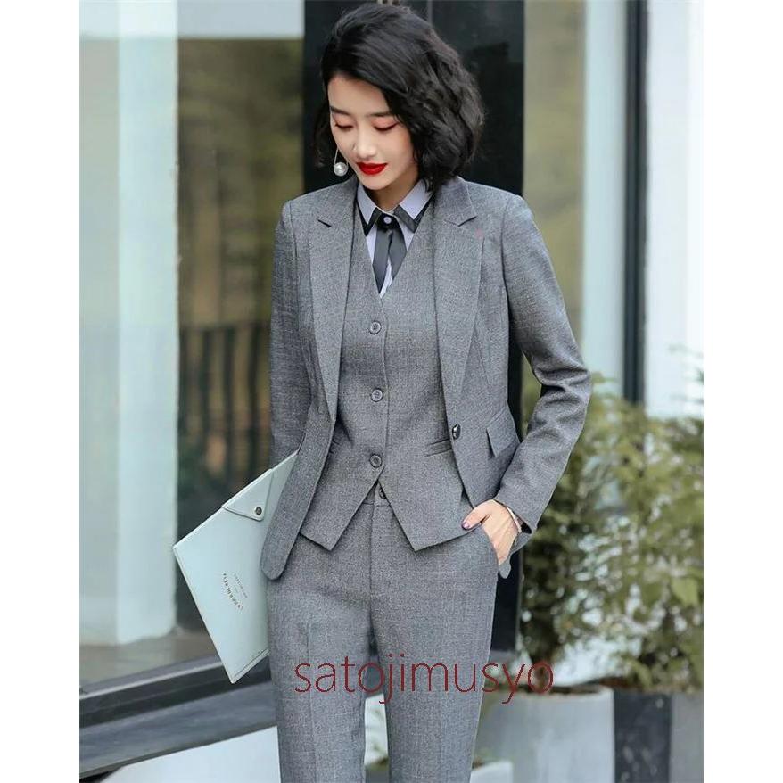 スリーピース スーツ レディース パンツスーツ スカートスーツ 上品