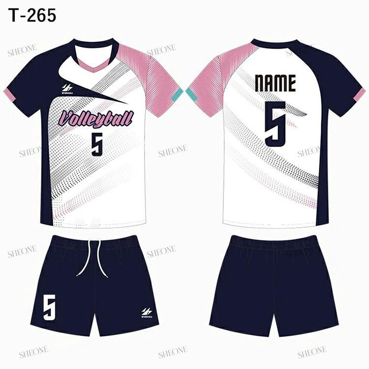 女子 バレーボール ウエア 半袖 ユニフォーム 中学校 高校 名入れ可