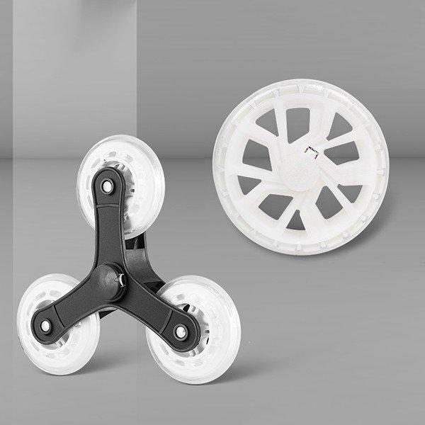 送料無料 ショッピングカート 高齢 軽量キャリーカート 業務用 ベアリングの6輪 折りたたみ 耐荷重50kg 北欧(18121201)の画像