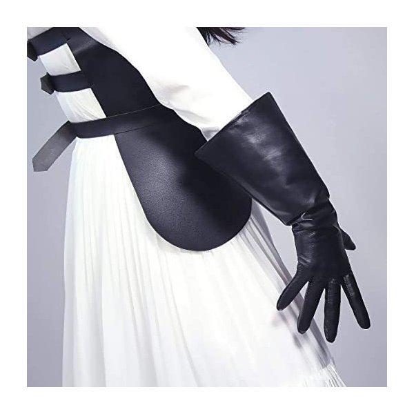 特価 ユニセックスタッチスクリーンPUレザーオペラロンググローブ