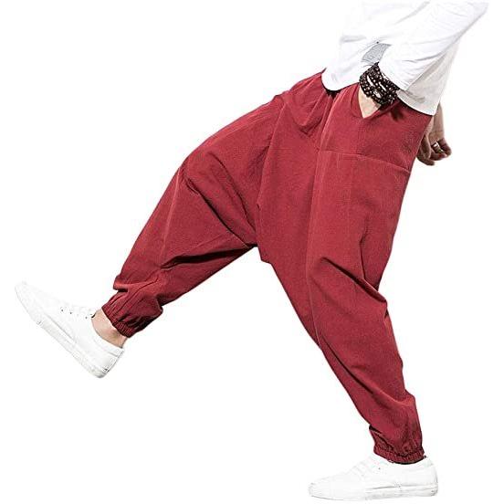 サルエルパンツ メンズ ワイドパンツ タイパンツ おしゃれ 袴パンツ 春秋 カジュアル アラジンパンツ ズボン メンズ S S ストーンオークガーデン 通販 Yahoo ショッピング
