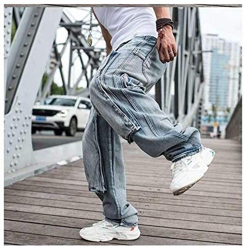 超ワイド バギーデニム メンズ ジーンズ ストレートシルエット デニム