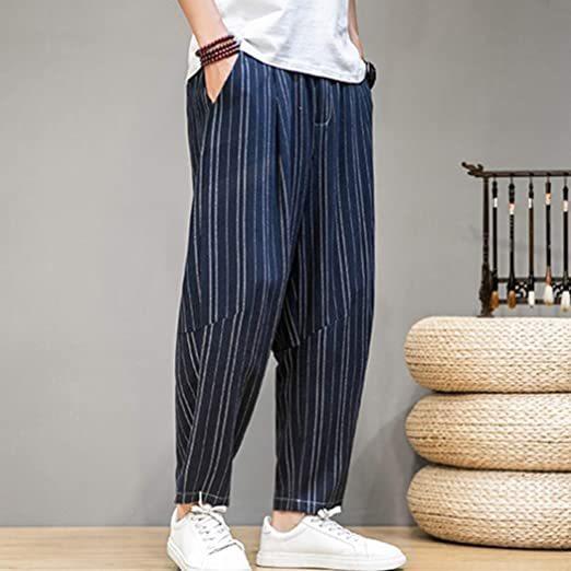サルエルパンツ メンズ 袴パンツ 9分丈 夏 ファッション ゆったり カジュアル 無地 調整紐 大きいサイズ 春夏 アラジン(s2107243148)