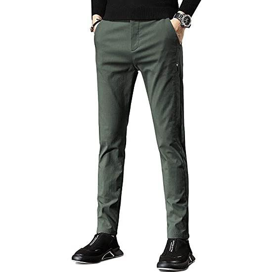 チノパン メンズ ズボン ロングパンツ スキニーパンツ ストレートレッグパンツ スウェットズボン 細身ストレッチ 美脚 ゆっ(s2107243210)
