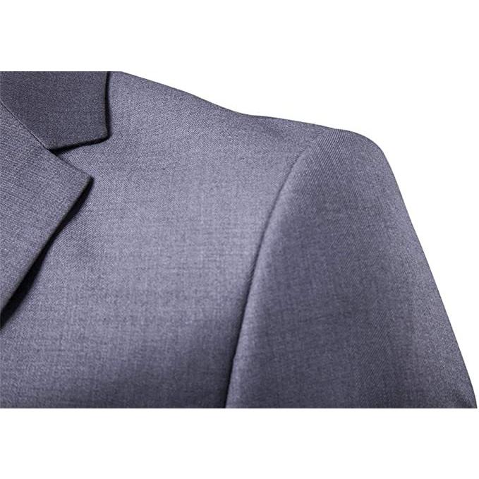 メンズスーツ スリムフィット スーツ ワンボタン ブレザー ビジネス ウェディング ドレス ジャケット ベスト パンツ スー(s2107250259) | ブランド登録なし | 05