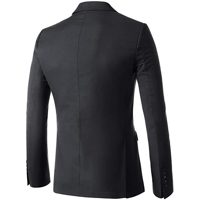 メンズ スーツ ワンボタン スリムフィット 2ピーススーツ ブレザー ジャケット パンツセット(s2107250545) | ブランド登録なし | 02