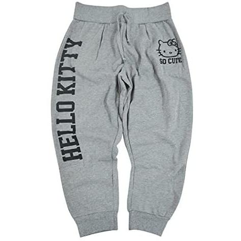 ハローキティ プリント 裏起毛 スウェット パンツ(sc04810