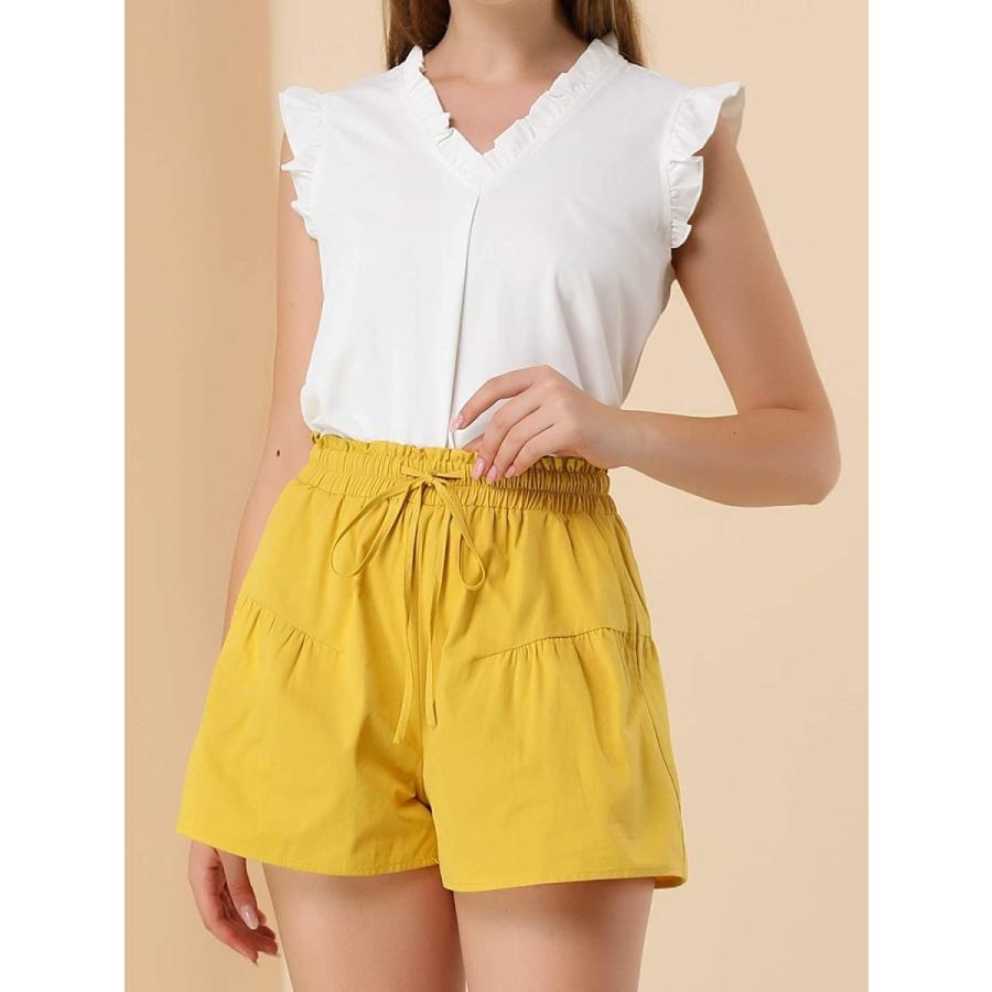 最前線の 伸縮性 サイドポケット ショーツ 短パン ショートパンツ ウエストゴム レディース Sc コットン サロペット オーバーオール サイズ S Chauffagevanbrabant Be