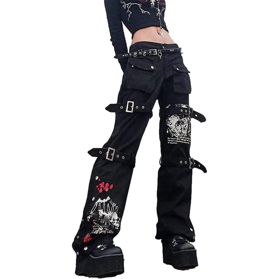ブランド登録なし 女性プリントデニムパンツミッドウエストY2kバギーヴィンテージゴシックジーンズストレートパンツストリートウェア(sc10438) : ストーンオークガーデン - 通販 - Yahoo!ショッピング ブランド登録なし 女性プリントデニムパンツミッドウエストY2kバギーヴィンテージゴシックジーンズストレートパンツストリートウェア(sc10438) : ストーンオークガーデン - 通販 - Yahoo!ショッピング