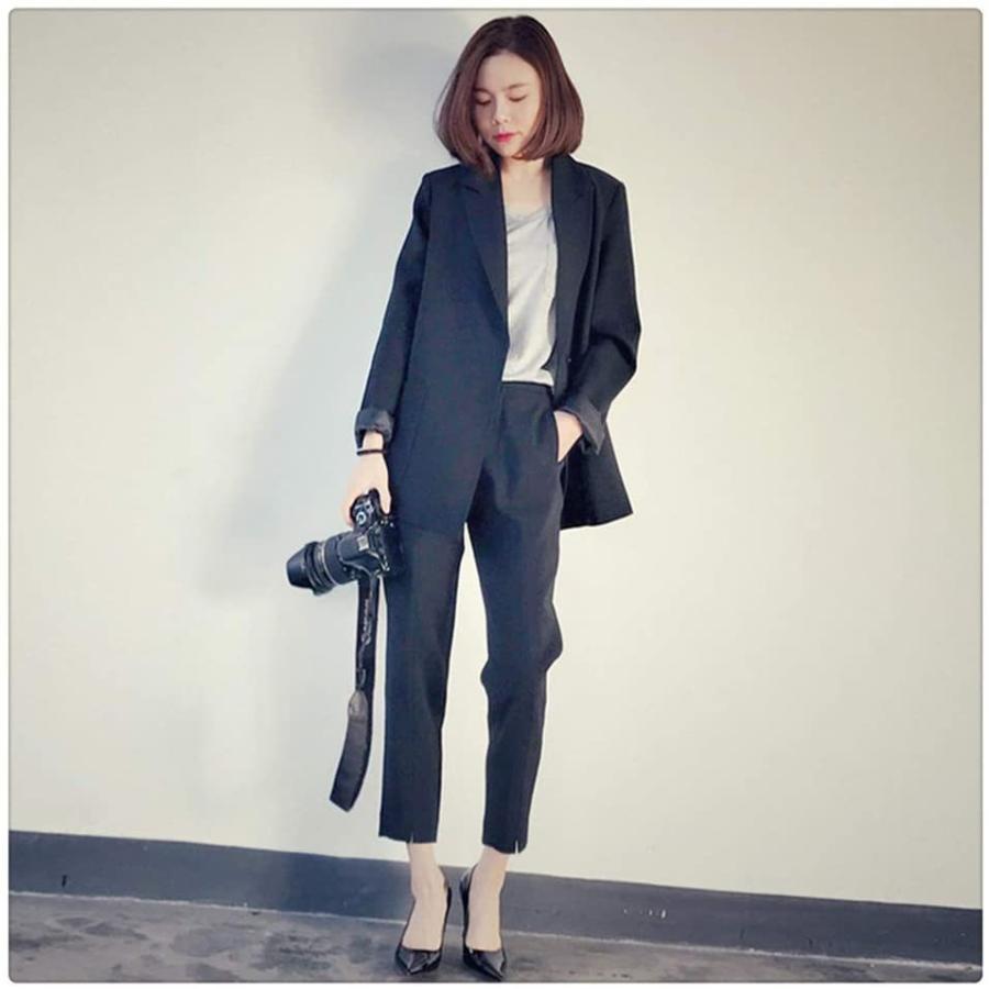 ADKHF 新しい女性のスーツファッションスリムビジネスオフィスOLJacketセットフォーマルブレザー+パンツスーツレディ(sd01324)