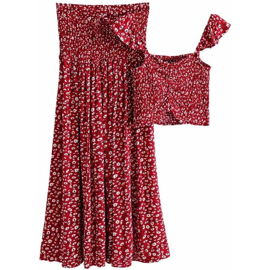 ドレス ビンテージシックな女性2本の部分衣装ストラップノースリーブトップスボヘミアのエレスティックウエストスカート2ピースレ Sd016 Sd016 ストーンオークガーデン 通販 Yahoo ショッピング